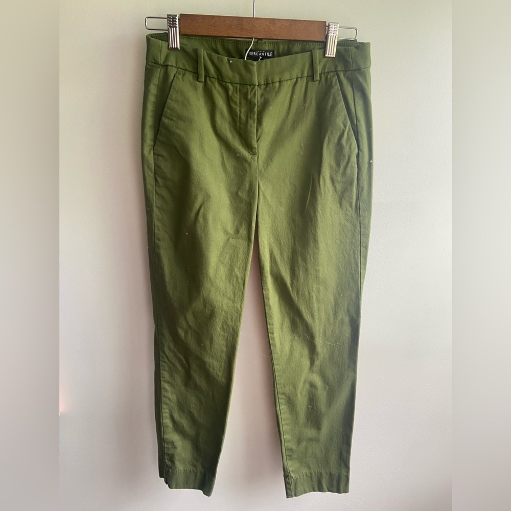 J. Crew Olive Green Pant